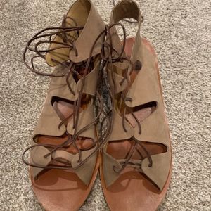 Lucky Brand Shoes - Lucky Brand Lace Up Sandals Lucky Brand Shoes - Lucky Brand Lace Up Sandals